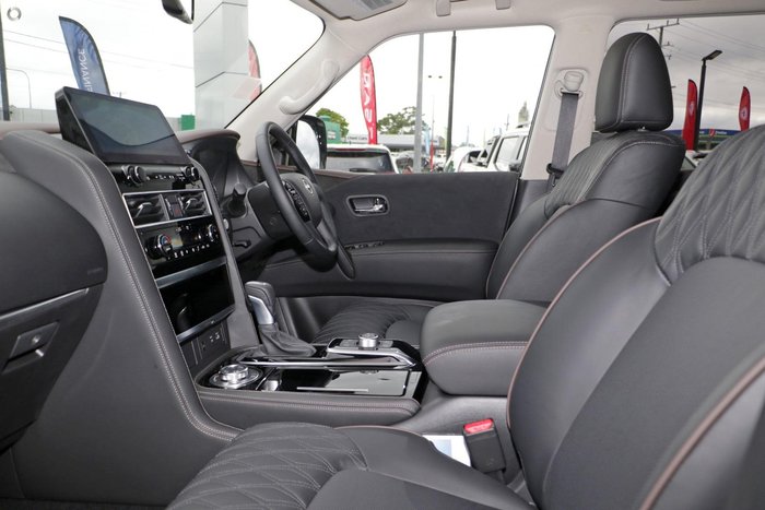 2026 Nissan Patrol Warrior Y62 MY26 4X4 Dual Range Moonstone White