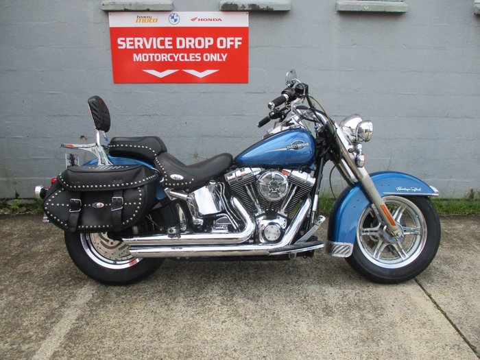 2005 HARLEY-DAVIDSON FLSTCI HERITAGE S/TAIL CLASSIC BLUE
