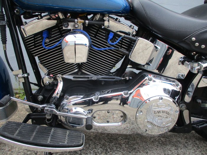 2005 HARLEY-DAVIDSON FLSTCI HERITAGE S/TAIL CLASSIC BLUE