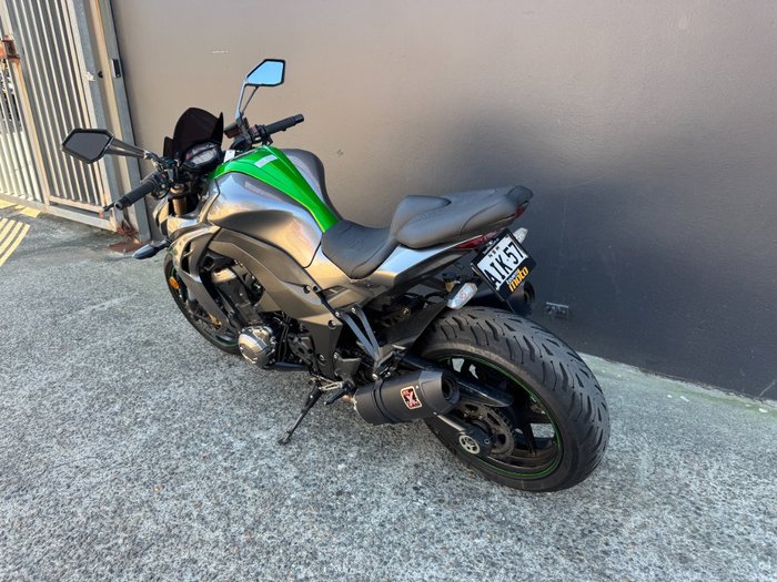 2014 Kawasaki Z1000 GREEN