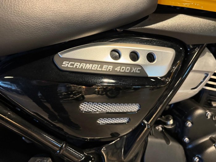 2026 Triumph Scrambler 400 XC Scrambler Yellow