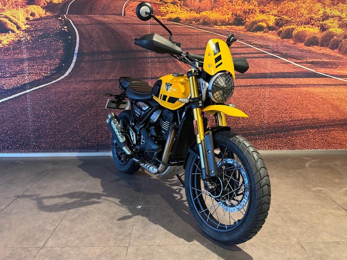 2026 Triumph Scrambler 400 XC Scrambler Yellow