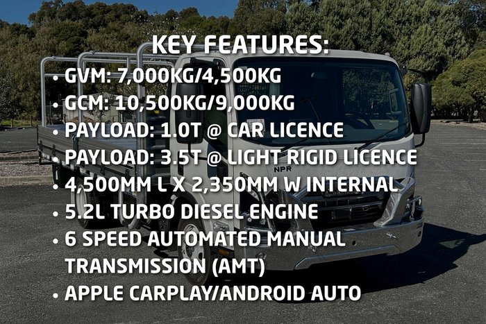 2026 Isuzu N Series NPR 70/45-190 AM D34 Tradepack