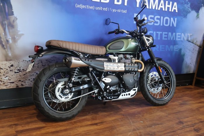 2024 TRIUMPH SCRAMBLER 900 STEALTH Green