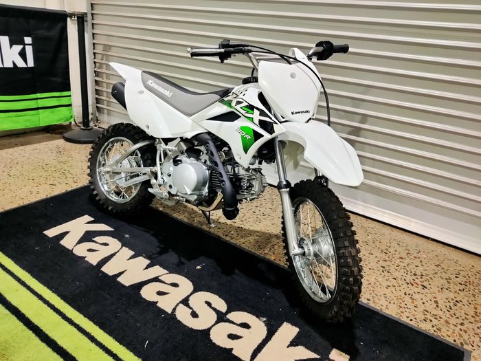 2027 KAWASAKI KLX110R MINI BIKE WHITE