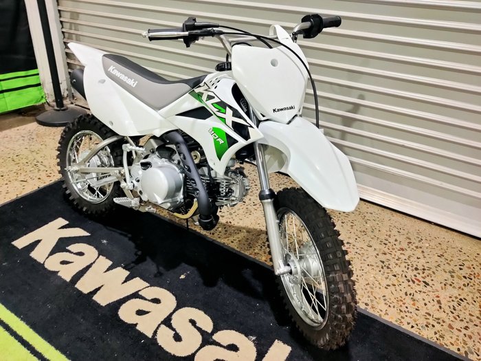 2027 KAWASAKI KLX110R MINI BIKE WHITE