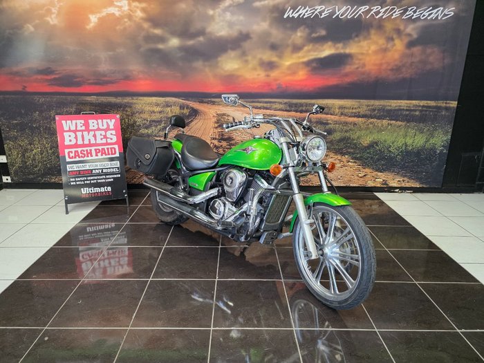 2007 Kawasaki VULCAN 900 CUSTOM GREEN