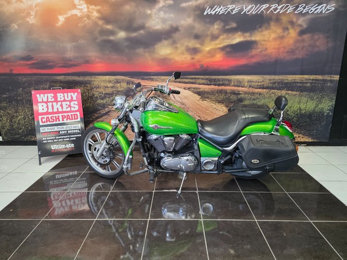 2007 Kawasaki VULCAN 900 CUSTOM GREEN