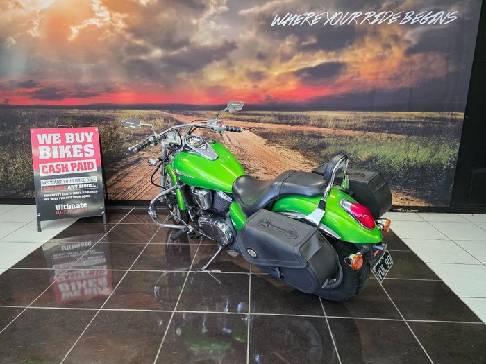 2007 Kawasaki VULCAN 900 CUSTOM GREEN