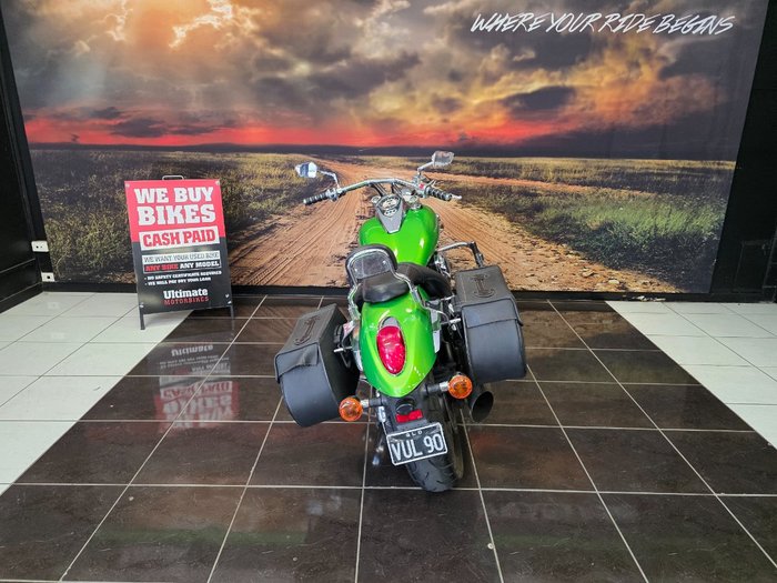 2007 Kawasaki VULCAN 900 CUSTOM GREEN
