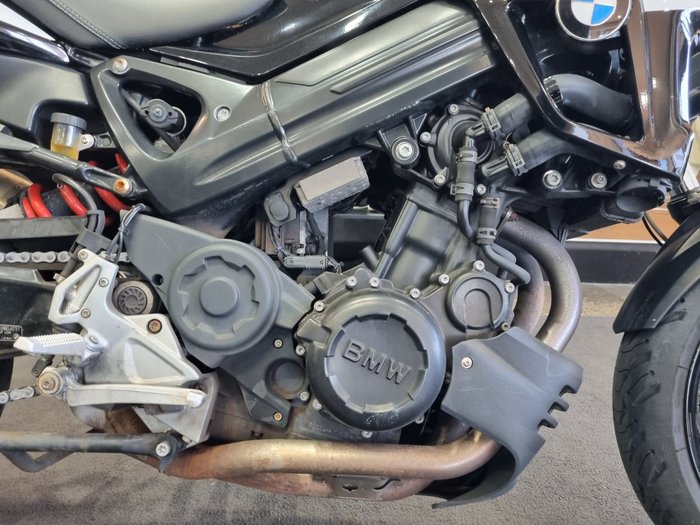 2014 BMW Motorrad Bmw 800CC F 800 R (14-10) LIGHTWHITE UNI/BLACK STORM MET/SCHW