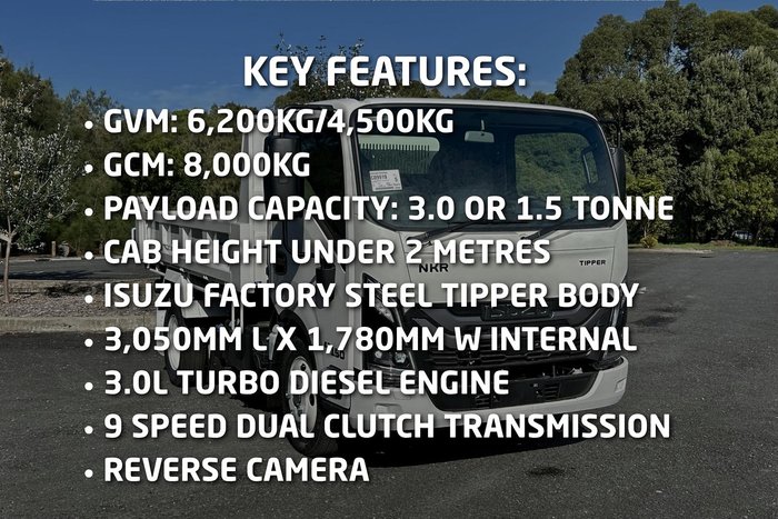 2026 Isuzu N Series NKR 62/45-150 DT D25 Tipper