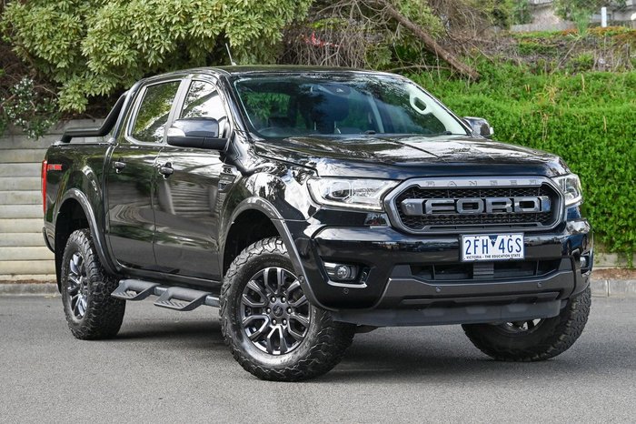 2021 Ford Ranger FX4 PX MkIII MY21.75 4X4 Dual Range Shadow Black