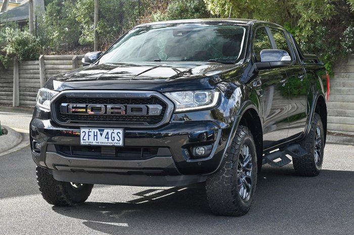 2021 Ford Ranger FX4 PX MkIII MY21.75 4X4 Dual Range Shadow Black