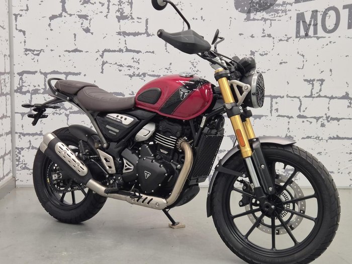 2025 Triumph Scrambler 400 X Scrambler Red