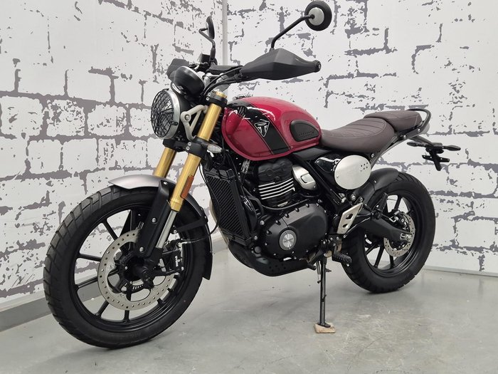 2025 Triumph Scrambler 400 X Scrambler Red