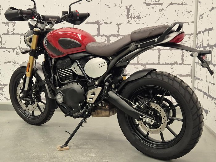 2025 Triumph Scrambler 400 X Scrambler Red