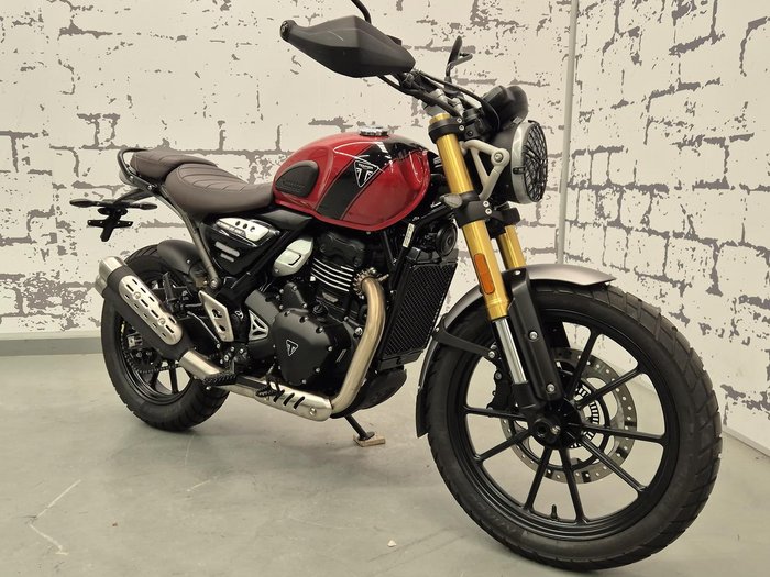 2025 Triumph Scrambler 400 X Scrambler Red