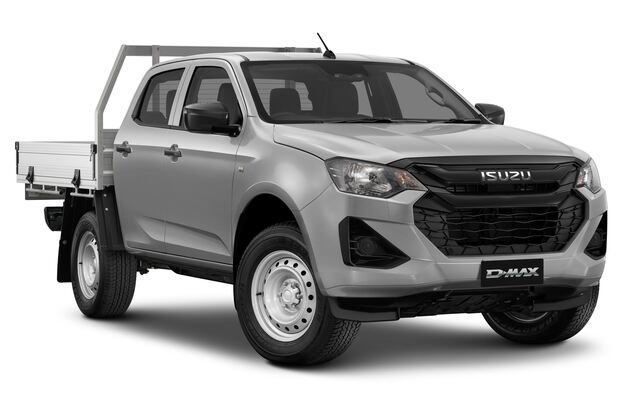 2025 Isuzu D-MAX MY25.5 Isuzu D-Max 4X4 Crew Cab Chassis SX 3.0L Automatic Mercury Silver (568)