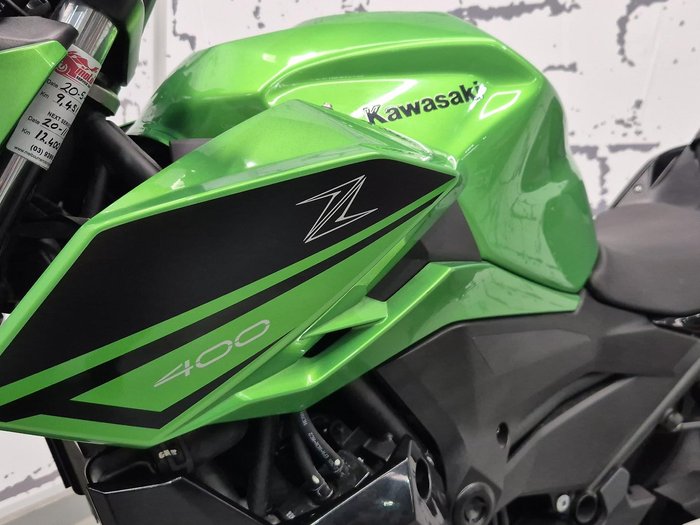 2022 Kawasaki Z400 Z 400 Green