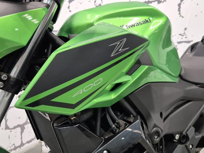 2022 Kawasaki Z400 Z 400 Green