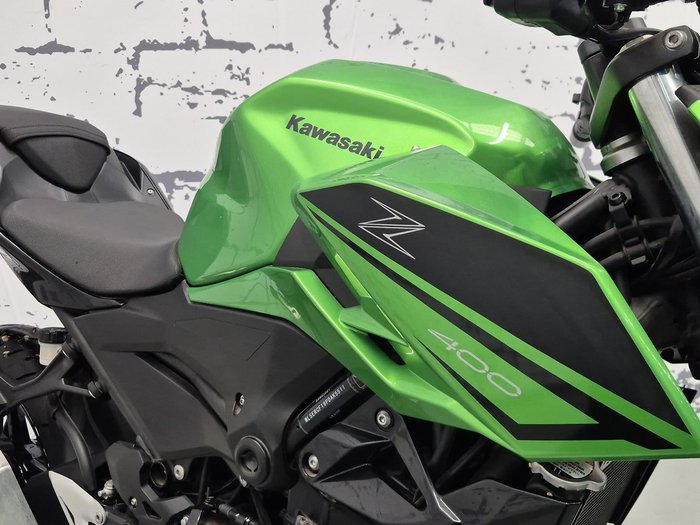 2022 Kawasaki Z400 Z 400 Green