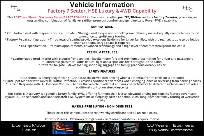 2017 Land Rover Discovery TD4 HSE