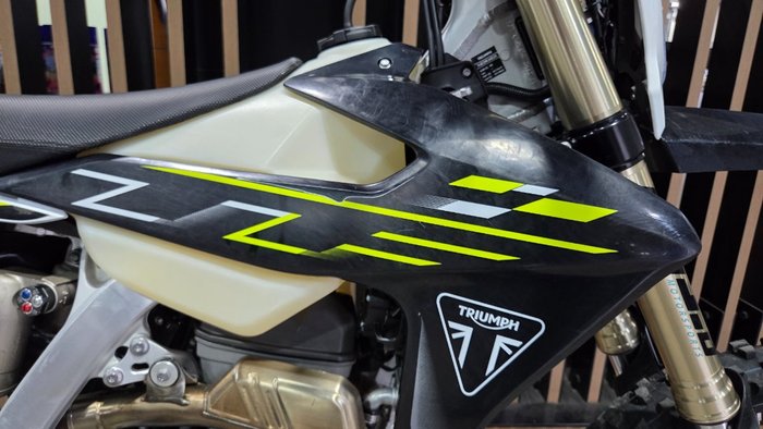 2025 Triumph TF 250-E WHITE