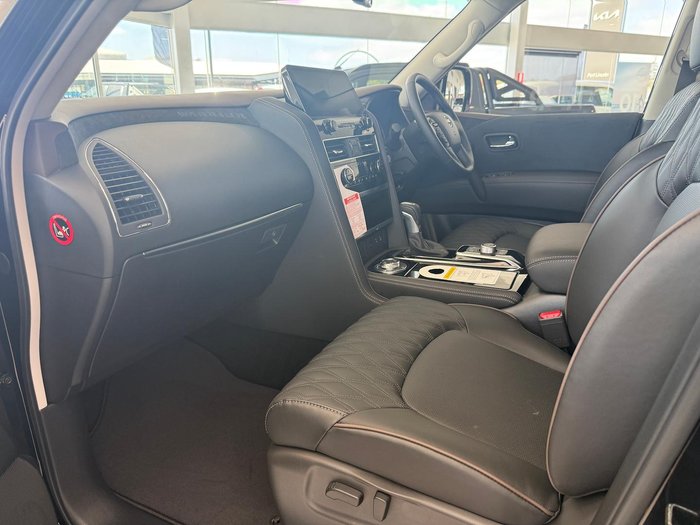 2026 Nissan Patrol Warrior Y62 MY26 4X4 Dual Range Black Obsidian