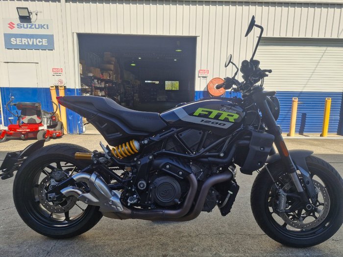 2025 Indian FTR Black and lime