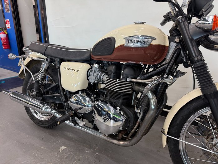 2011 Triumph BONNEVILLE T100 White