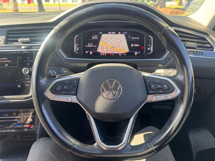 2022 Volkswagen Tiguan 162TSI Adventure Allspace 5N MY22 Four Wheel Drive Pure White