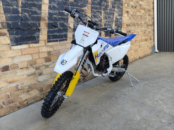 2027 HUSQVARNA TC 85 BW MINI BIKE WHITE