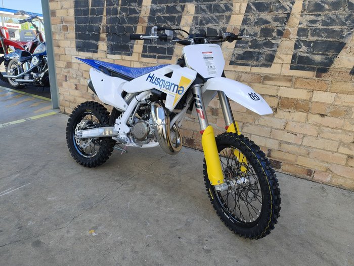2027 HUSQVARNA TC 85 BW MINI BIKE WHITE