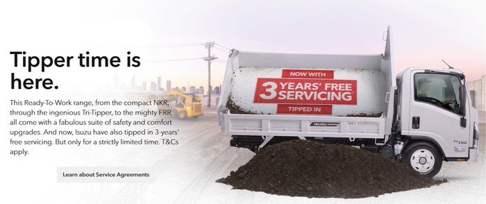 2026 Isuzu N Series NPR 45/65-175 DT D34 Tipper