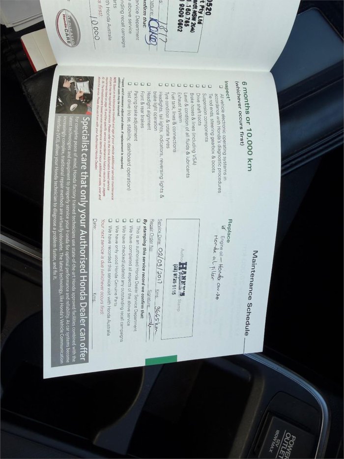 2016 HONDA CR-V VTi-S (4x2)