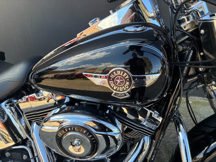 2012 HARLEY-DAVIDSON FLSTF FAT BOY BLACK