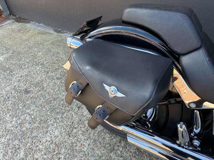 2012 HARLEY-DAVIDSON FLSTF FAT BOY BLACK
