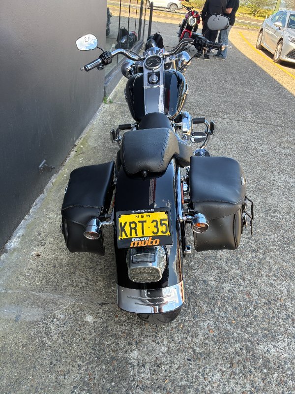 2012 HARLEY-DAVIDSON FLSTF FAT BOY BLACK