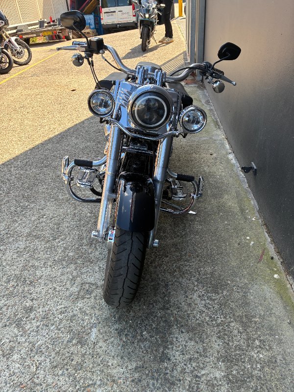 2012 HARLEY-DAVIDSON FLSTF FAT BOY BLACK