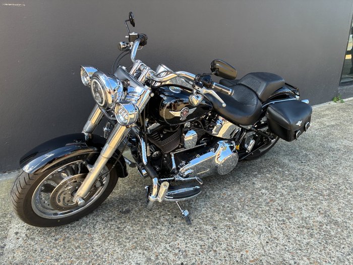 2012 HARLEY-DAVIDSON FLSTF FAT BOY BLACK