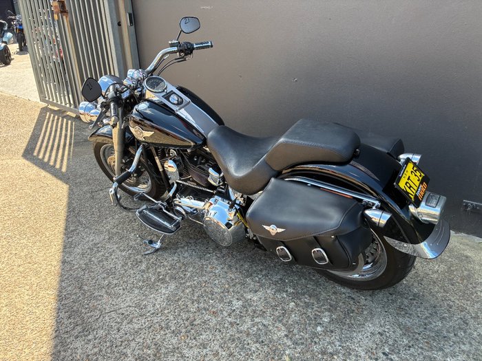 2012 HARLEY-DAVIDSON FLSTF FAT BOY BLACK