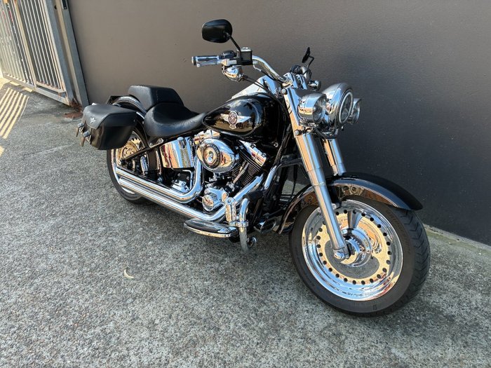 2012 HARLEY-DAVIDSON FLSTF FAT BOY BLACK