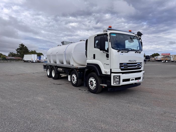 2023 Isuzu F Series FYJ300-350 WHITE