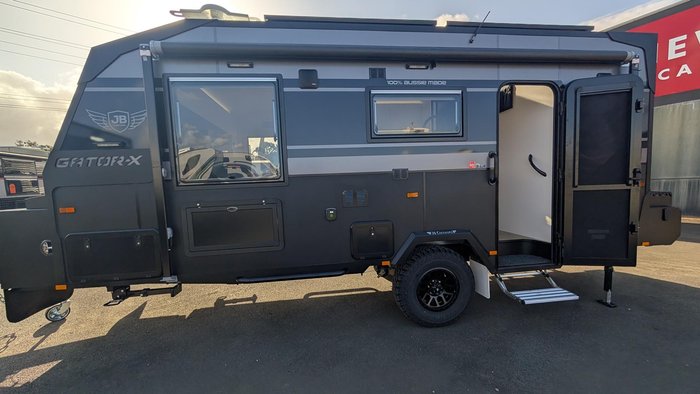 2026 JB Caravans Gator X 17'10 Rear Door Lounge
