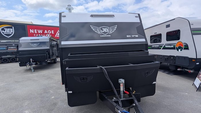 2026 JB Caravans Gator X 17'10 Front Door Cafe