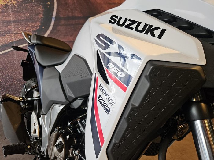 2026 Suzuki V-Strom 250SX V-Strom White