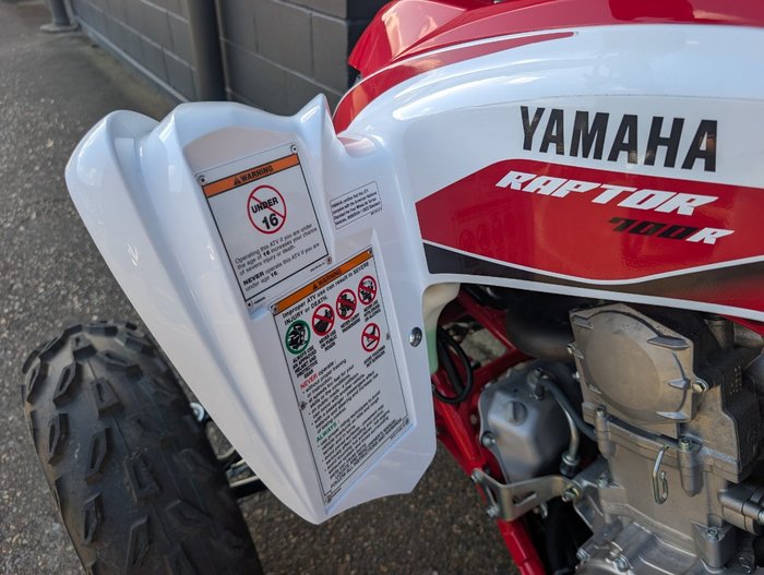 2026 YAMAHA YFM700R RAPTOR 700 SE White