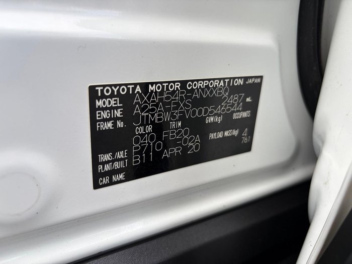 2020 Toyota RAV4 GX