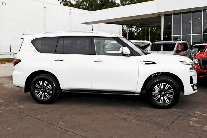 2026 Nissan Patrol Ti-L Y62 MY26 4X4 Dual Range Moonstone White